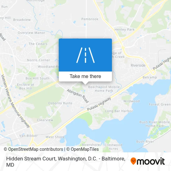 Hidden Stream Court map