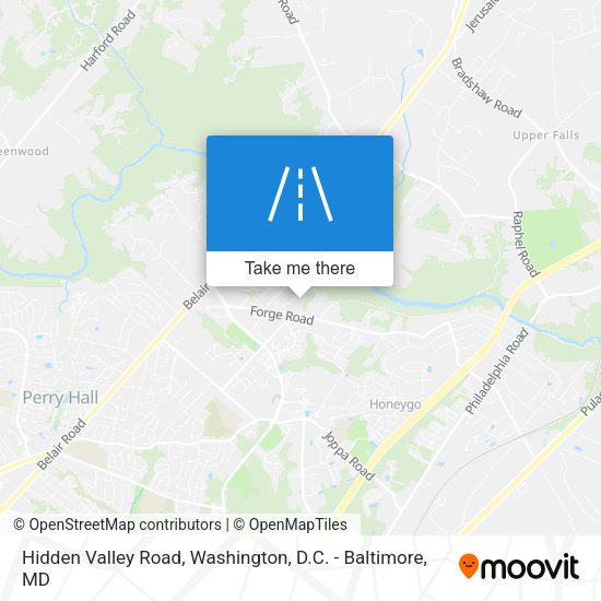 Hidden Valley Road map