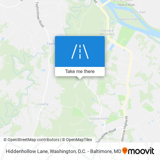 Mapa de Hiddenhollow Lane