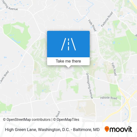 Mapa de High Green Lane