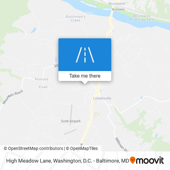 Mapa de High Meadow Lane