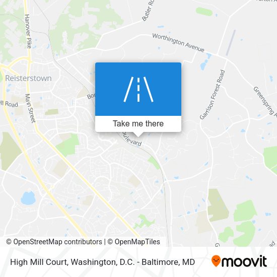 High Mill Court map