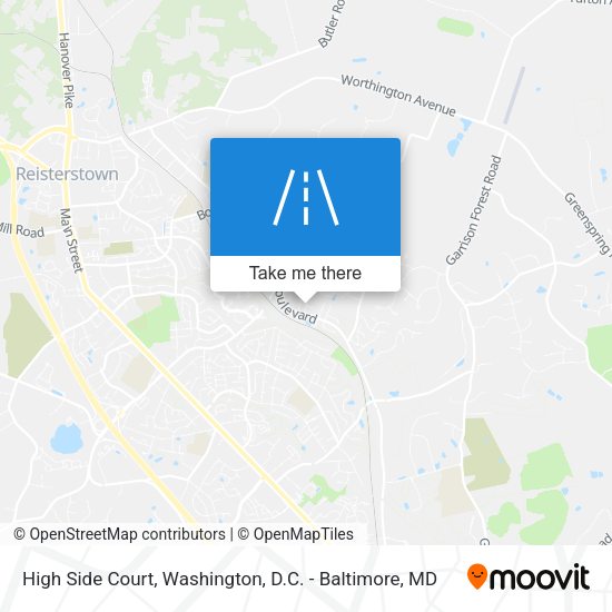 High Side Court map