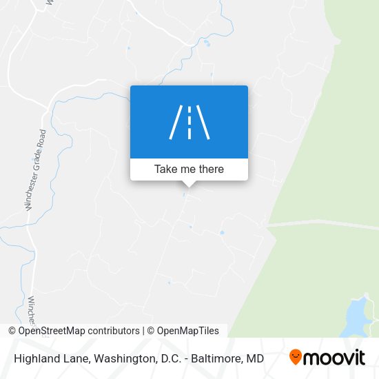 Mapa de Highland Lane
