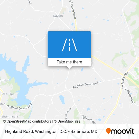 Highland Road map