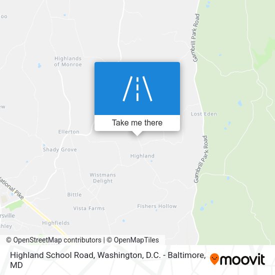 Mapa de Highland School Road