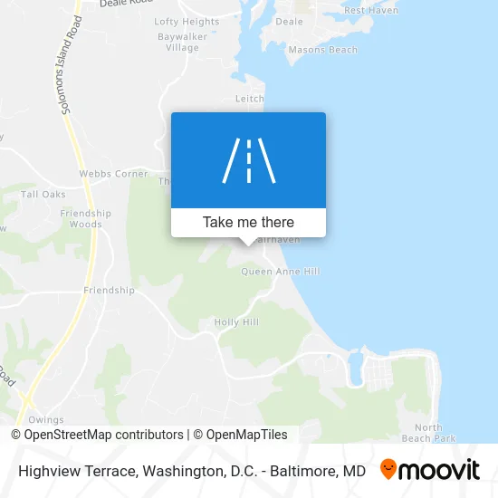 Highview Terrace map