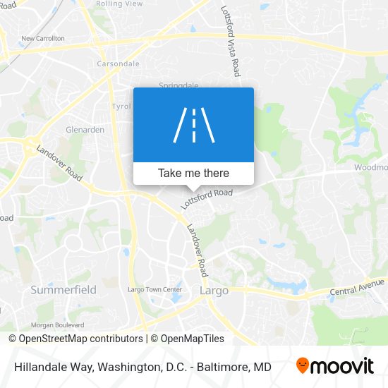 Mapa de Hillandale Way