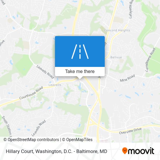 Hillary Court map