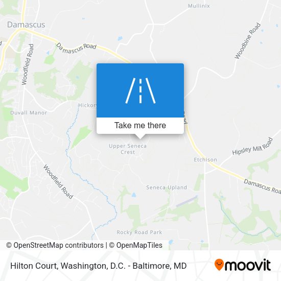 Hilton Court map