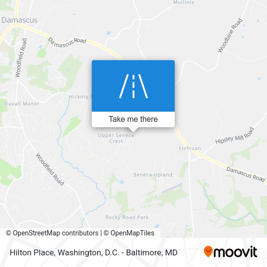 Hilton Place map