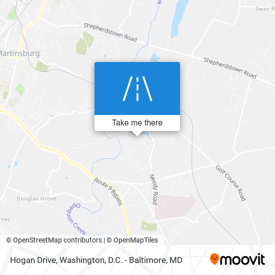 Hogan Drive map