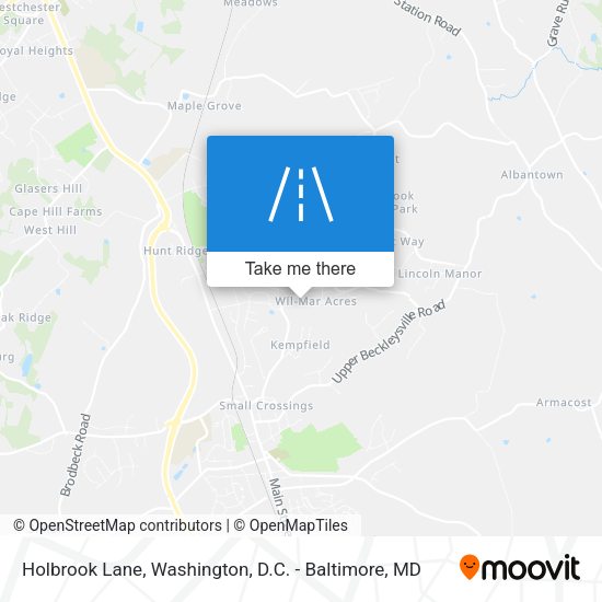 Mapa de Holbrook Lane