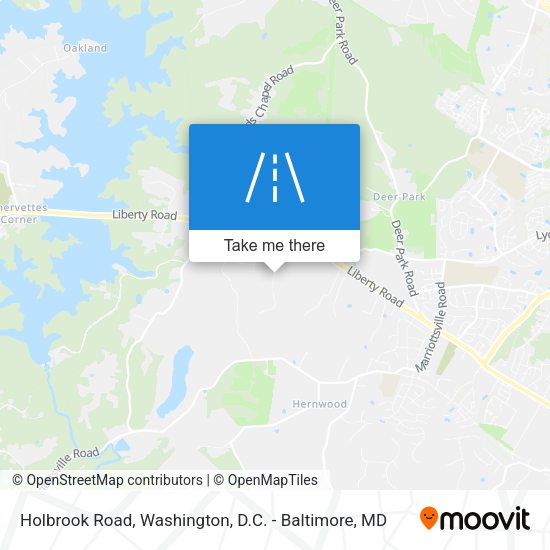 Holbrook Road map