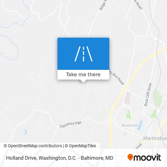 Holland Drive map