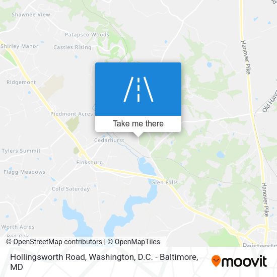Mapa de Hollingsworth Road