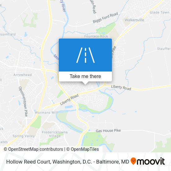 Mapa de Hollow Reed Court