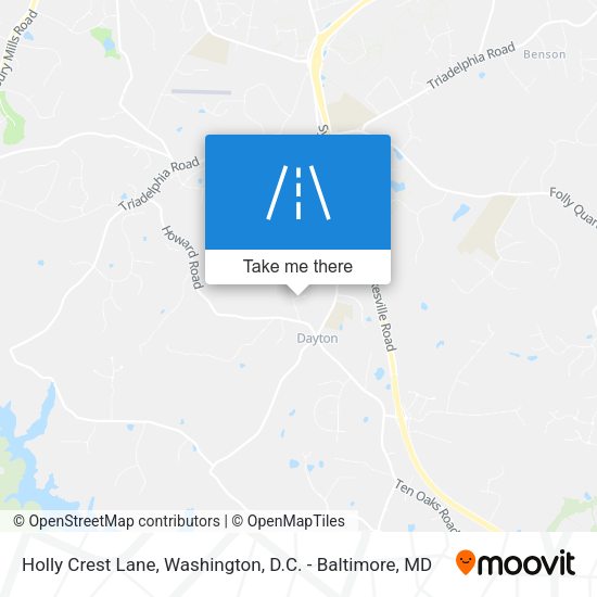 Mapa de Holly Crest Lane
