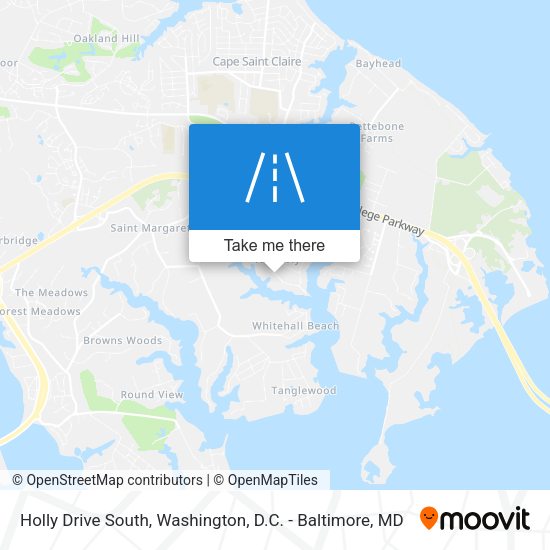 Holly Drive South map