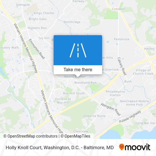 Holly Knoll Court map