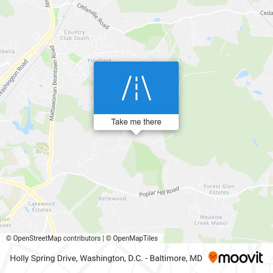 Mapa de Holly Spring Drive