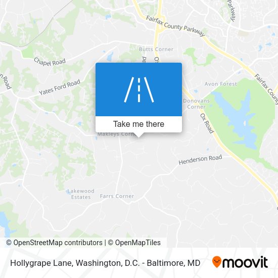 Hollygrape Lane map