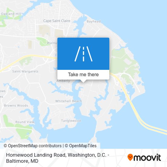 Mapa de Homewood Landing Road