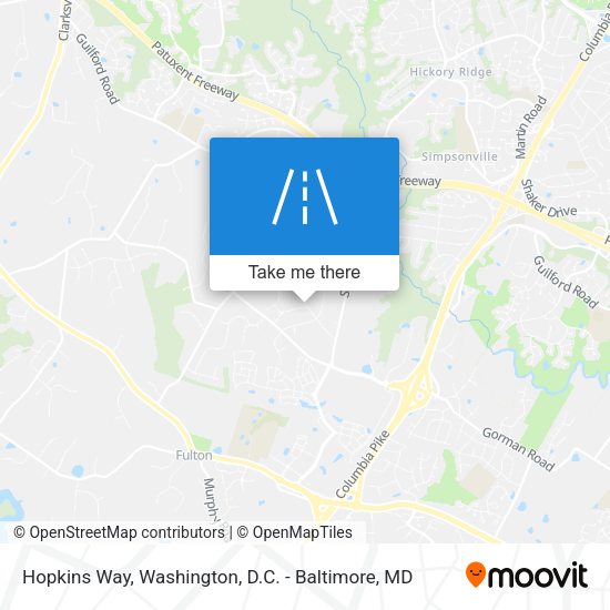 Mapa de Hopkins Way