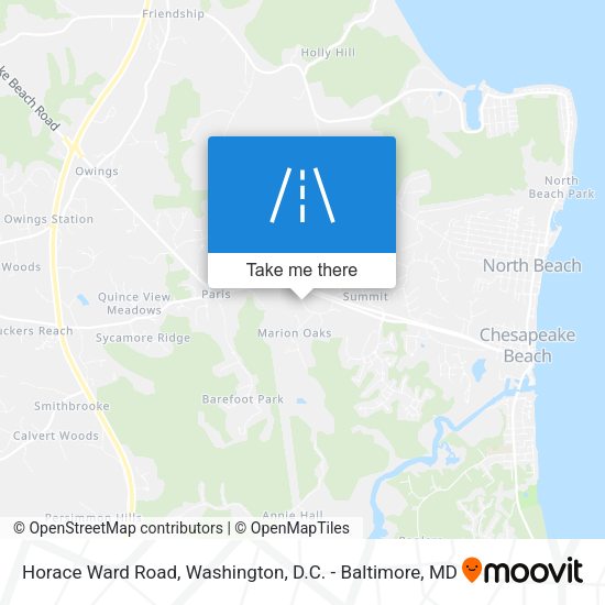 Horace Ward Road map