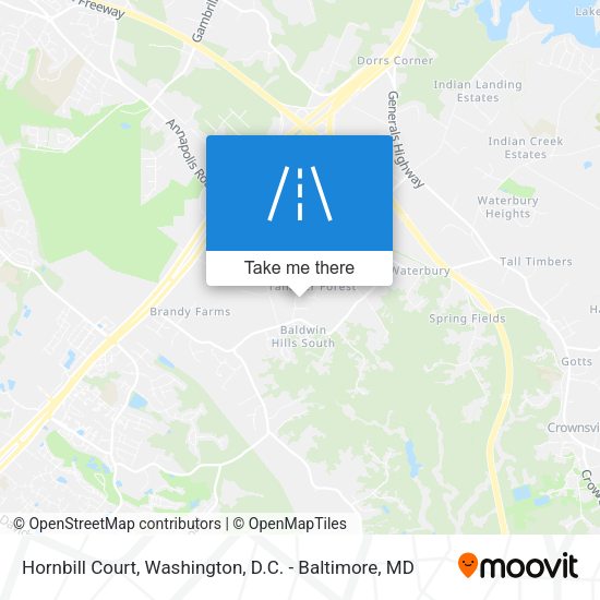 Hornbill Court map
