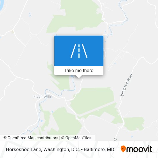 Horseshoe Lane map
