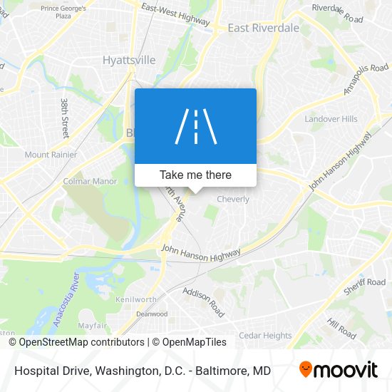 Hospital Drive map