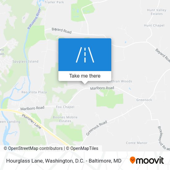 Mapa de Hourglass Lane