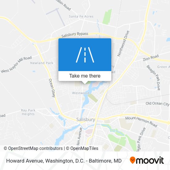 Howard Avenue map