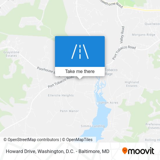 Howard Drive map