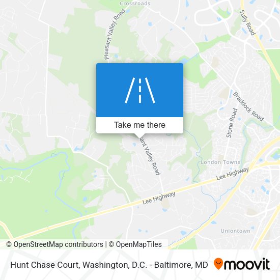 Mapa de Hunt Chase Court
