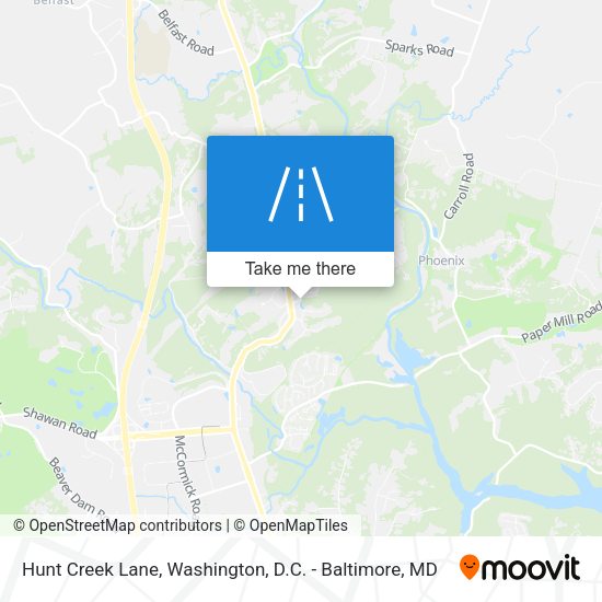 Mapa de Hunt Creek Lane