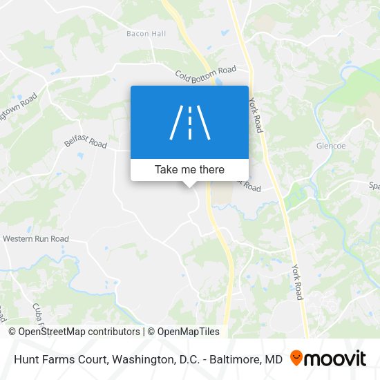 Mapa de Hunt Farms Court
