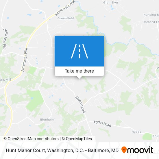 Mapa de Hunt Manor Court