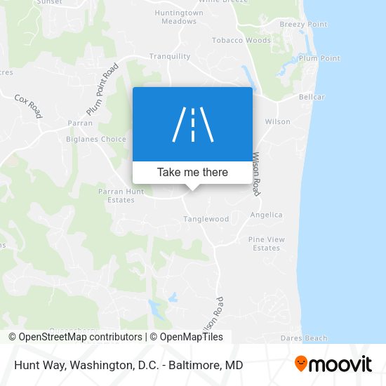 Hunt Way map