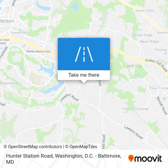 Mapa de Hunter Station Road