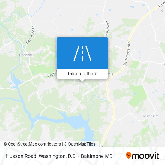 Husson Road map