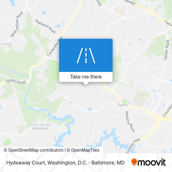 Hydeaway Court map