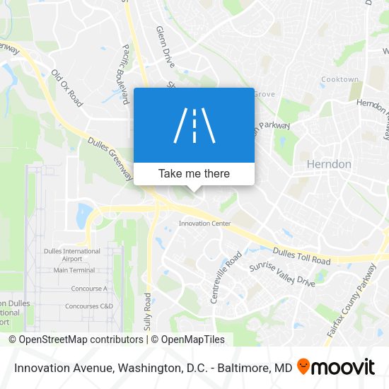 Innovation Avenue map