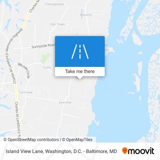 Island View Lane map