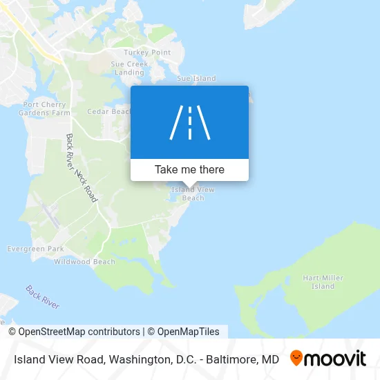 Island View Road map