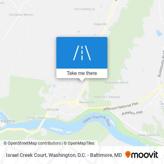 Mapa de Israel Creek Court