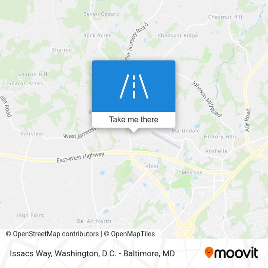 Issacs Way map