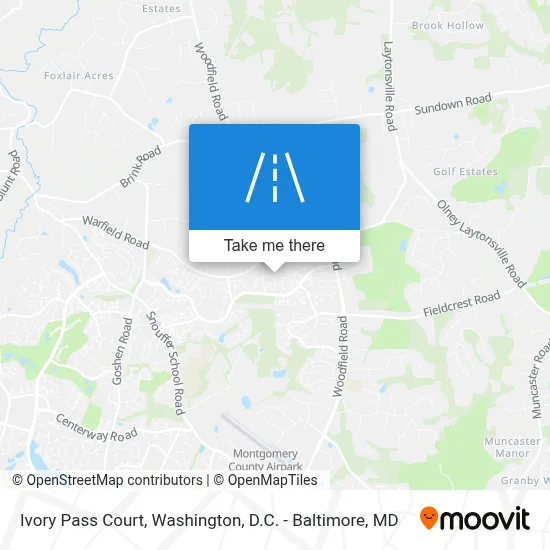 Ivory Pass Court map