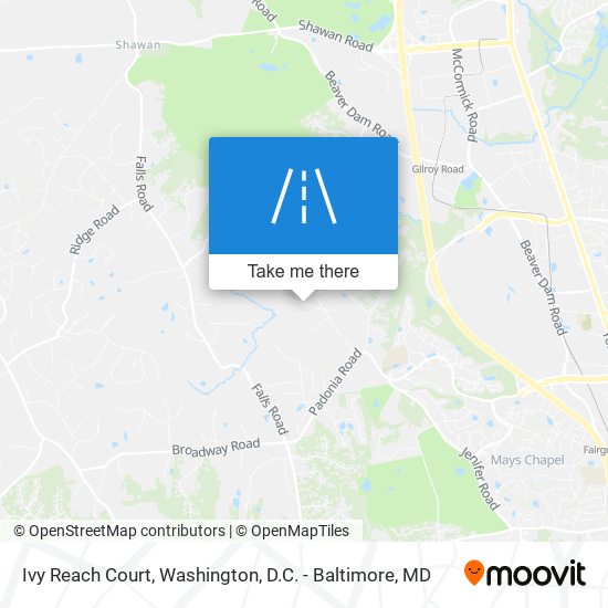 Mapa de Ivy Reach Court